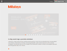 Tablet Screenshot of mitutoyo.hu