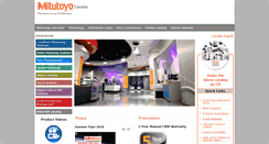 Desktop Screenshot of mitutoyo.ca