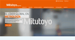Desktop Screenshot of mitutoyo.com.ar