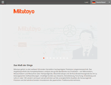 Tablet Screenshot of mitutoyo.de