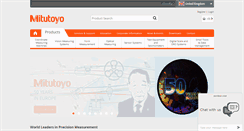 Desktop Screenshot of mitutoyo.co.uk