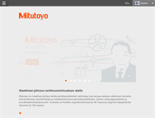 Tablet Screenshot of mitutoyo.fi